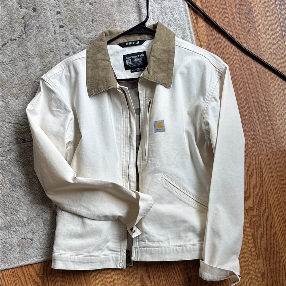 Carhartt White Detroit Jacket